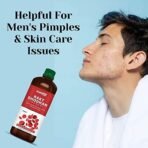 Healthally Ayurvedic Blood Purifier Rakt Shodhan Syrup|Pimple Acne Remover Skin Cleanser Tonic|Improves Skin Health & Wellness,Detox Blood Impurities|Safe For Men Women - 500 ML - Image 6