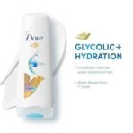 Dove Glycolic + Hydration Floral Conditioner For Dry Hair 175 Ml With 5% Hydra-Glycol For Upto 100 Hours Of Hydrated, Fluid Hair., 1 Count - Fast UK Delivery - Image 3