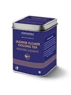 Gopaldhara Darjeeling Tea Jasmine Flower Oolong Tea 100g Tin Can - (Premium Series) From The Gopaldhara Tea Estate Highest Elevation 7000 Feet - Fast UK Delivery - Image 2