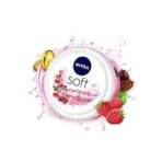 NIVEA Soft Playful Peach, Light Moisturizer Cream 200 ml & NIVEA Soft Berry Blossom, Light Moisturizer for Face, Hand & Body, 200 ml - Fast UK Delivery - Image 6