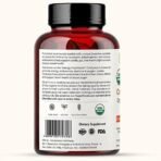 Rooted Actives Cordyceps Mushroom Extract (60 caps, 500 mg) |Energy, Stamina, Supports Testosterone, Virility, Lung health |USDA Organic, 20% Beta Glucans - Fast UK Delivery - Image 5