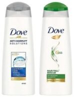 Dove Dandruff Care Shampoo for Dry, Itchy & Flaky Scalp, 180 ml & Dove Hair fall Rescue Shampoo, 180 ml - Fast UK Delivery - Image 2