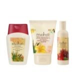 moha: Herbal Hair Shampoo | Mild Shampoo For All Hair Types 100 ml, Herbal Hair Conditioner 100 ml Herbal Hair Serum For Men & Women 30 Ml | Non-Sticky Silky Smooth, Tangle-Free Hair Pack of 3 - Fast UK Delivery