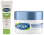 Cetaphil Moisturising Cream for Face & Body Dry to Normal skin 80 gm Optimal Hydration Replenishing Night Cream 50g Lightweight & Fast Absorption Hyaluronic Acid Blue Daisy Extract Niacinamide - Fast UK Delivery - Image 2
