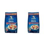 Quaker Oats 2Kg | Rolled Oats | 100% Natural Wholegrain | Nutritious Breakfast Cereals | Porridge | Easy To Cook & Oats, 1.5Kg - Honey - Fast UK Delivery - Image 2