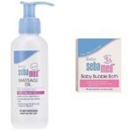 Sebamed Baby Massage Oil, 150ml & Sebamed Baby Bubble Bath, 200ml - Fast UK Delivery - Image 2