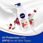 NIVEA Natural Glow Cell Repair 200ml Body Lotion | SPF 15 & 50 X Vitamin C for Summer Protection |With Camu Camu & Acerola Cherry Extracts | Gives Even Toned & Smooth Skin |For All Skin Types - Fast UK Delivery - Image 5