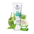 Ayouthveda Aloe Vera Bathing Soap 125g & Aloe Vera Gel 150g & Ultra Hydrating Face Emulsion Cream 60g Combo for Face, Body, Hair, Hydrates Skin without Feeling Greasy, Neem, Tulsi, Even Skin Tones - Fast UK Delivery - Image 3