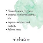 moha: Herbal Shower Gel 200 ml And Rejuvenating Massage Oil 200ml Combo | Soft Supple and Moisturised Skin with Aloe, Tea Tree, Neem and Orange | Herbal Body Wash Gel and Massage Oil - Fast UK Delivery - Image 4