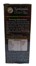 KORAKUNDAH Organic Green Tea 100g | KORAKUNDAH Organic Black Tea in Canister 100g | Pack of 2 | Total 200g | India's Finest Chamraj Nilgiri Tea - Fast UK Delivery - Image 6