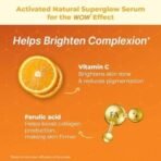 Wow Skin Science Brightening Vitamin C+ Face Serum | 20% Vitamin C, 1% Ferulic Acid | Anti-Aging Skin Repair | For Fine Lines, Brown Spots | Glowing Skin | Hydrates Face | 30ml - Fast UK Delivery - Image 6