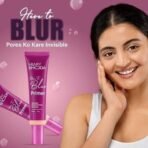 Hilary Rhoda Here to Blur Primer | Tinted & Silicon-Based | Water Resistant Primer | Matte Finish & Blurs Pores | Oil Control & Lightweight | 25g - Fast UK Delivery - Image 4
