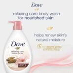 Dove Relaxing Almond Cream Body Wash with Hibiscus for Smooth Skin, Soft & Sweet Scent 1L - Fast UK Delivery - Image 5