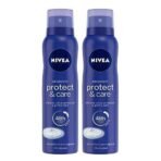 NIVEA Female Fresh Protect And Care Deodorant Spray, 150Ml (Pack of 2) - Fast UK Delivery - Image 2