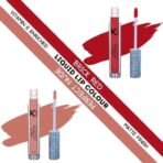 KINDED Liquid Lip Colour Vitamin E Enriched No Transfer Waterproof Long Stay Lipsticks Lip Gloss Set for Girls Women (Pack of 2, 6 ml each, Matte Finish, Shades Brick Red & Perfect Nude) - Fast UK Delivery - Image 3
