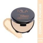 Mila Beaute Perfecting Compact Powder | Natural Matte Finish| Longstay with SPF 15 | Minimized Pores and Finelines | Controls Shine | Lightweight Compact Powder |Shade - (Ivory 16g) - Fast UK Delivery - Image 3