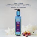 Blue Nectar Batana Hair Shampoo for Fuller & Stronger Hair | Organic Shampoo for Dry, Frizzy, Curly, and Wavy Hair | Redensyl Alternate | Shampoo for Women & Men (17 Herbs, 200ml) - Fast UK Delivery - Image 3