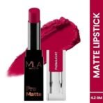 MILA Beaute Pro Matte Lipstick | Creamy Matte Lipstick | Shade - Padmaavat, 4.2g The Flawless Makeup Primer for Face Makeup For All Skin Types - Fast UK Delivery - Image 4