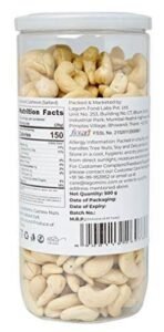 Lagom Gourmet Roasted Cashews 500G,Lightly Salted,Dry Roasted,No Oil Used,Roasted To Perfection,No Preservatives,No Artificial Flavors,Gluten Free,Vegan,Non Gmo,Nuts Dry Fruits,Salted Cashew,Kaju - Fast UK Delivery - Image 4