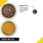 TEACURRY Sleep Chamomile Tea (1 Month Pack, 30 Tea Bags)-Helps With Insomnia, Snoring, Stress-Tea For Sleeping-Night Tea For Sleep-Sleep Time Tea,100 Grams - Fast UK Delivery - Image 4