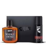 Beardo Whisky Smoke Perfume for Men Giftset |Eau De Parfum 100ml + Body Spray for men 120ml | Spicy, Woody - Oudh | Long Lasting Mens Perfume | Date night fragrance | Valentines day gift for husband | Gift for boyfriend | Gift for Men - Fast UK Delivery