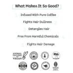 mcaffeine Hair Fall Control Coffee Conditioner (250 Millilitre) With Pro-Vitamin B5 And Argan Oil, Strengthens And Nourishes Hair Shafts, Sulphate & Silicone Free - Fast UK Delivery - Image 5