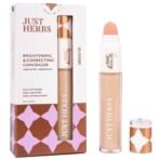 Just Herbs Concealer for Face Makeup With Liquorice Root Dewy Finish, Full Coverage Ultra Blendable Dark Circle Spot Brightening and Correcting Concealer 6ml (Ivory) - Fast UK Delivery - Image 2