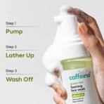 mCaffeine Foaming Face Wash for Combination Skin - Fights Dark Spots & Controls Oil | With Vitamin C, Aloe Vera & Green Tea | Daily Use Refreshing Facial Cleanser for Men & Women | 110ml - Fast UK Delivery - Image 6