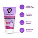 ORAAH Smooth n Sensitive Hair Removal Cream For Women | Natural Painless Removal For All Skin Types With Lavender -50G (Pack Of 3) - Fast UK Delivery - Image 6