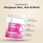 Wellbeing Nutrition Beauty Collagen with Hyaluronic Acid | Collagen Supplements for Women & Men | Collagen Powder with Biotin and Vitamins for Skin Radiance & Anti-Aging | 250g-Strawberry Watermelon - Image 3