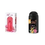 Godrej aer matic, Automatic Air Freshener Kit with flexi control - Petal Crush Pink (225 ml) & aer Smart Matic Automatic Air Freshener Refill, Premium Fragrance - Alive (2200 sprays) - Fast UK Delivery - Image 2