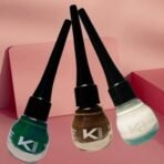KINDED Eye Liner Liquid Waterproof Smudgeproof Longlasting Insta Bold Look Intense Colour Pigments Quick Drying Eyeliner Combo (5 ml, Matte Finish, Chocolate Brown, White Pearl & Dapper Green) - Fast UK Delivery - Image 4