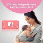 Johnson's Baby Wet Wipes | 216 Wipes (Buy 2 Get 1 Free) | Alcohol & Soap Free | Prevents Rashes & Redness | With 3X Moisturising Lotion | As Mild as Pure Water | Enriched with Glycerin | - Fast UK Delivery - Image 5