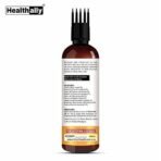 Healthally Khadi Onion Hair Oil Ayurvedic Hair Fall Control Oil for Men & Women, Hair Loss Breakage & Dandruff Control Onion Hair Oil | Chemicals Silicon Mineral Oil free Formula - 200ml - Fast UK Delivery - Image 7