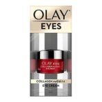 olay eye cream | Reduces Dark Circle, Wrinkles and Puffiness | With Peptides and Niacinamide | Normal, Oily, Dry & Combination Skin l Paraben & Sulphate free | 15ml (Collagen Peptide 24) - Image 2