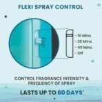 Godrej aer Matic Kit (Machine + 1 Refill) - Automatic Room Fresheners with Flexi Control Spray | Cool Surf Blue | 2200 Sprays Guaranteed | Lasts up to 60 days (225ml) - Fast UK Delivery - Image 5