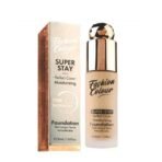 Fashion Colour Super Stay Foundation | Time Backflow | Perfect Cover Moisturizing Foundation | Foundation for All skin tone | For Glowing Skin | (Golden Beige, 30ML) - Fast UK Delivery - Image 4