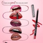Just Herbs Fill & Define Lip Liner with Shea Butter and Coconut Oil Transfer Proof Long Lasting Creamy Matte Finish Lip Liner - Fast UK Delivery - Image 4