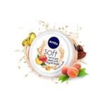 NIVEA Soft Light Moisturizer 100ml | Playful Peach | For Face, Hand & Body, Instant Hydration | Non-Greasy Cream | With Vitamin E & Jojoba Oil | All Skin Types - Fast UK Delivery - Image 2