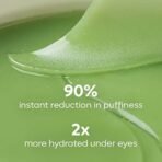 mCaffeine Green Tea Hydrogel Under Eye Patches for Dark Circle, Fine Lines & Wrinkles Reduction | Cooling Under Eye Patch Mask for Instant De-Puffing | 30 Pairs - Fast UK Delivery - Image 5