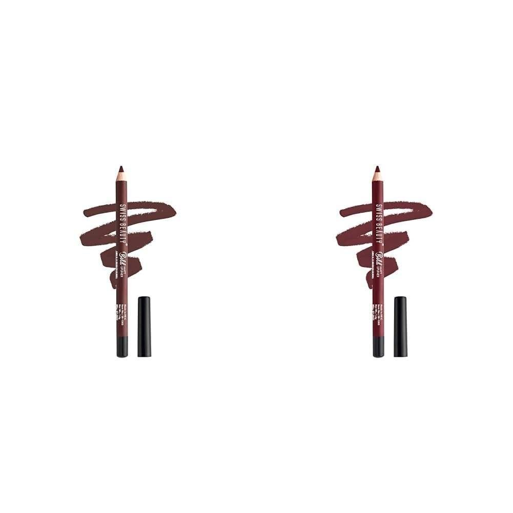 uk41n1le8LCVL-1-1.jpg SWISS BEAUTY Bold Matt Lip Liner | Long-lasting |Matte Finish | Non-drying | Shade-12, 5gm & Bold Matt Lip Liner | Long-lasting |Matte Finish | Non-drying | Shade-12, 5gm - Fast UK Delivery - Image 1