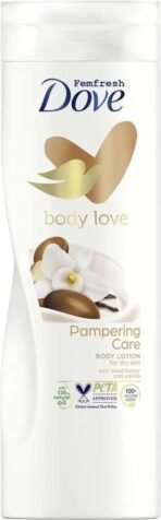 Dove Essential Nourishment Body Lotion, 400 ml (Shea Butter and Warm Vanilla) - Fast UK Delivery
