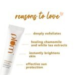 Plum Chamomile & White Tea Brighten Up Face Scrub | Gentle Exfoliation & De-tanning | For Normal, Combination Skin | 75ml - Fast UK Delivery - Image 4