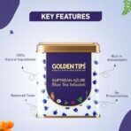 Golden Tips Natural Blue Empyrean Azure Tea (100gm -50 cups) - Fast UK Delivery - Image 3