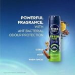 NIVEA Men Fresh Power Deodorant Spray , 150Ml, Pack Of 1 - Fast UK Delivery - Image 5