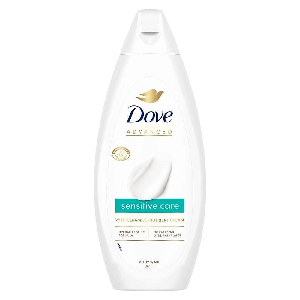 uk41nHGdTFjML-1-1.jpg Dove Advanced Sensitive Care Bodywash| Ceramide Nutrient Cream| 250 ml Hypoallergenic Bodywash - Fast UK Delivery - Image 1