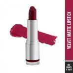 Colorbar Velvet Matte Lipstick, Hearts And Tarts 1, 4.2g | | Creamy matte finish | High Pigmented Formula | Lasts upto 5 Hours | Smudgeproof - Fast UK Delivery - Image 3