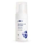 Plum 1% Encapsulated Salicylic Acid Foaming Face Wash | Fights Active Acne, Blackheads & Breakouts | with Glycolic Acid & Fruit AHAs | All Skin Types | Creamy Face Cleanser for Women & Men | 110ml - Fast UK Delivery