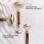 Just Herbs Kansa Metal Roller for Face & Neck Healing Fine Lines, Wrinkles, Under-Eye Puffiness & Detoxifies Dull & Saggy skin - Fast UK Delivery - Image 6