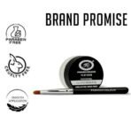 Fashion Colour Gel Kajal and Eyeliner Waterproof With Brush | Kajal and Eyeliner Combo | Smudge free Kajal White Waterproof | Eyeliner & Gel Eyeliner 2 In 1 With Brush | Pigmented Kajal | 6g (White) - Fast UK Delivery - Image 6